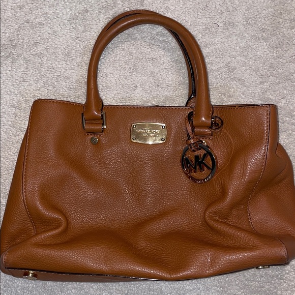 Michael Kors Tan Leather Satchel - Picture 1 of 5